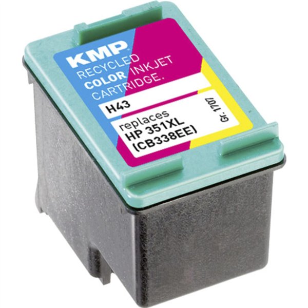 KMP H43 cartuccia     colore comp. con HP CB 338 EE Nr. 351XL