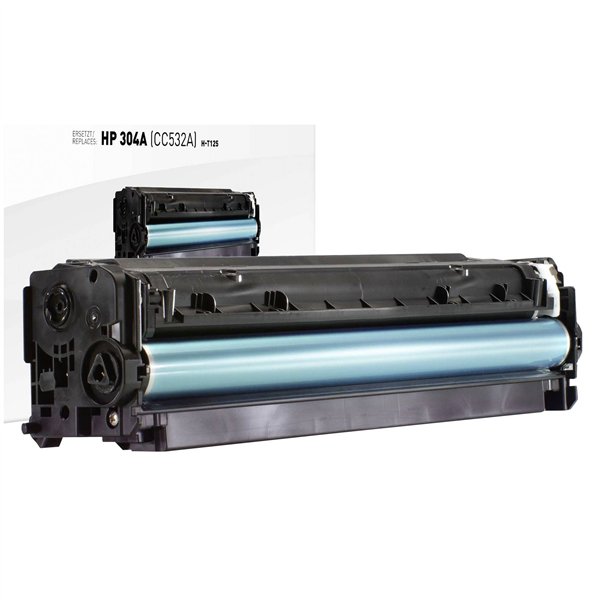 KMP H-T125 cartuccia giallo compatibile con HP CC 532 A