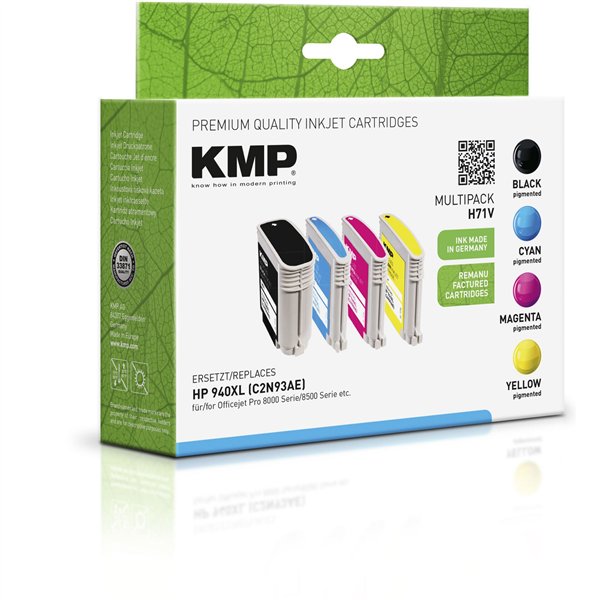 KMP H71V Promo Pack   BK/C/M/Y compt.c. HP No. 940 XL