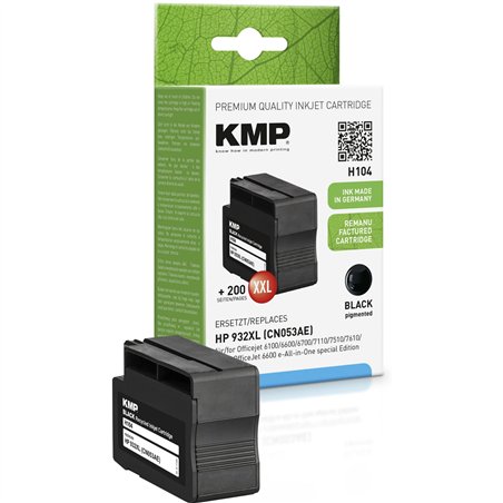 KMP H104 cartuccia nero comp. con HP CN 053 AE 932 XL