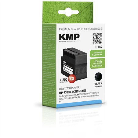 KMP H104 cartuccia nero comp. con HP CN 053 AE 932 XL