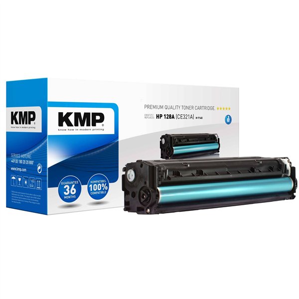 KMP H-T145 cartuccia ciano compatibile con HP CE 321 A