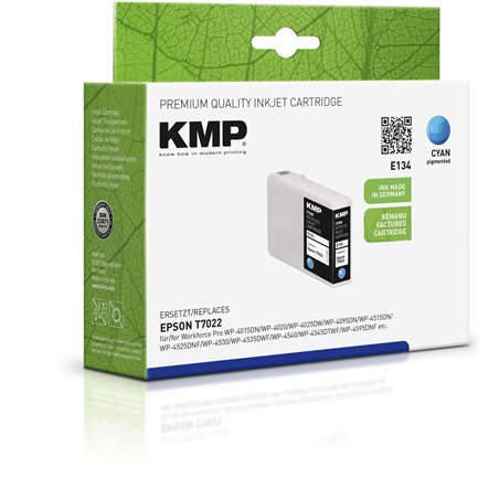 KMP E134 cartuccia ciano compatibile con Epson T7022