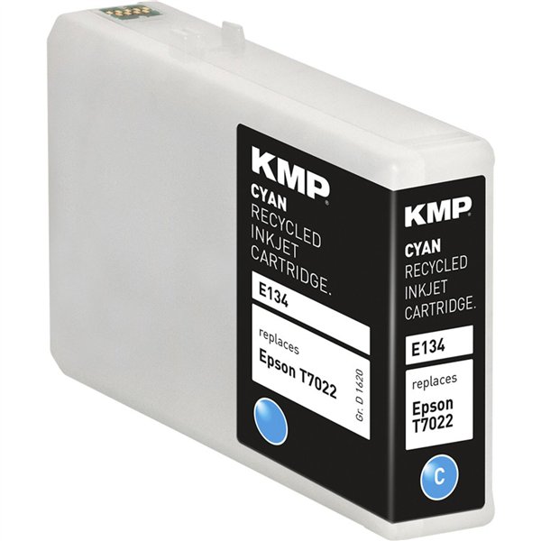 KMP E134 cartuccia ciano compatibile con Epson T7022