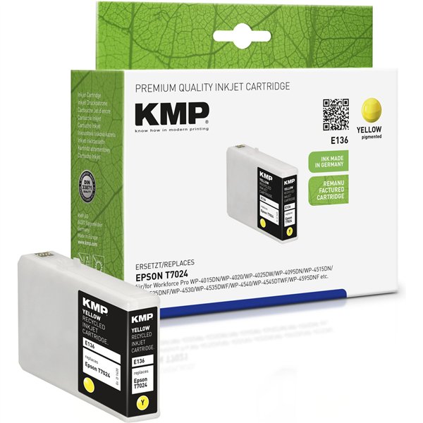 KMP E136 cartuccia giallo compatibile con Epson T7024