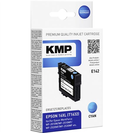 KMP E142 cartuccia ciano compatibile con Epson T1632