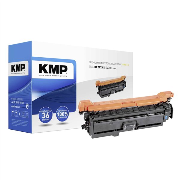 KMP H-T166 cartuccia ciano compatibile con HP CE 401 A