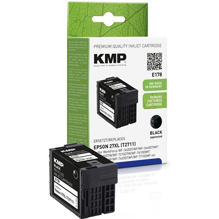KMP E178 cartuccia nero compatibile con Epson T 2711 XL