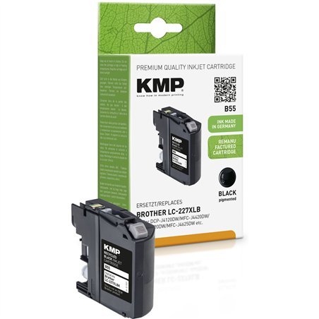 KMP B55 cartuccia nero compatibile   Brother LC-227XLBK