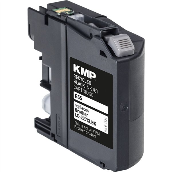 KMP B55 cartuccia nero compatibile   Brother LC-227XLBK