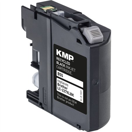 KMP B55 cartuccia nero compatibile   Brother LC-227XLBK
