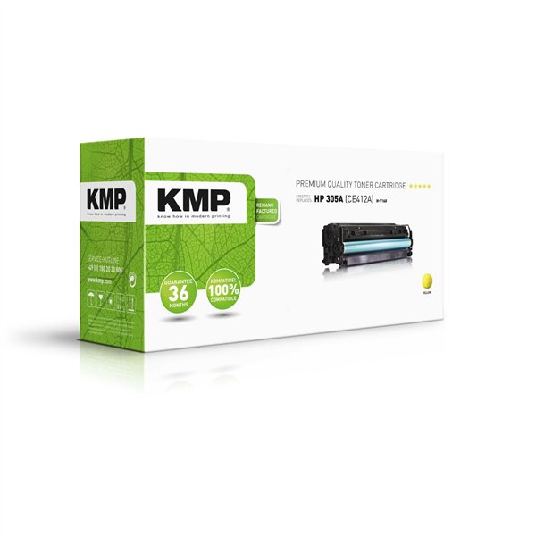 KMP H-T160 cartuccia giallo compatibile con HP CE 412 A