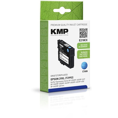 KMP E218CX cartuccia ciano compatibile con Epson T 2992 XL