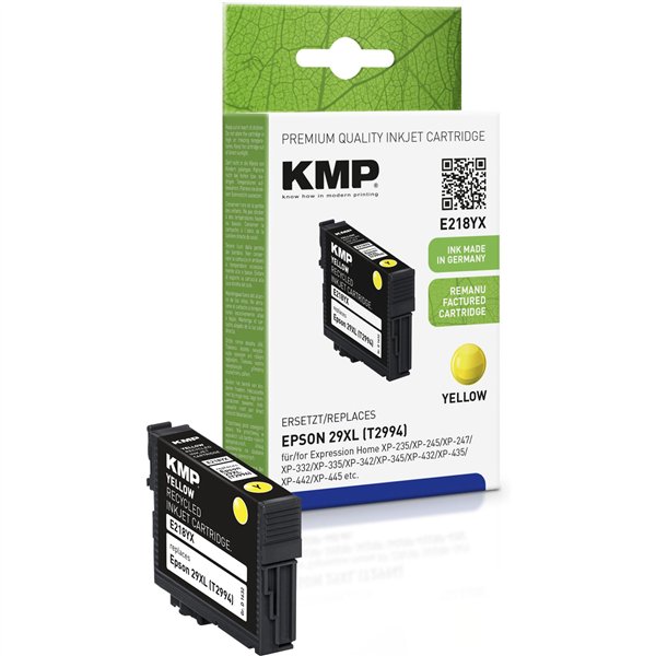 KMP E218YX cartuccia giallo compatibile con Epson T 2994 XL