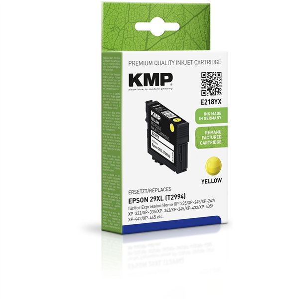 KMP E218YX cartuccia giallo compatibile con Epson T 2994 XL