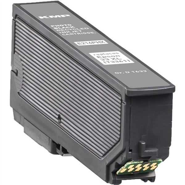 KMP E216PHX cartuccia foto nero comp. con Epson T 3361XL