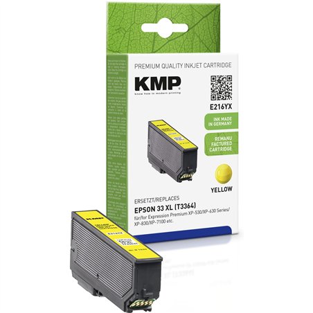 KMP E216YX cartuccia giallo compatibile con Epson T 3364 XL