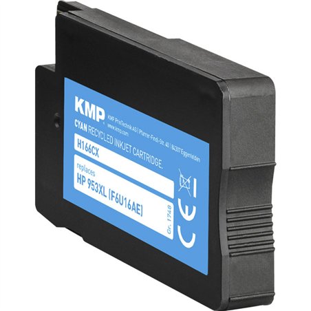 KMP H166CX cartuccia ciano compatibile con HP F6U16AE