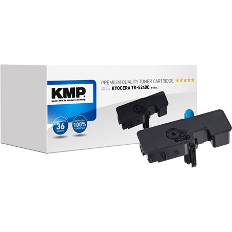 KMP K-T84C cartuccia ciano compatibil.con Kyocera TK-5240 C