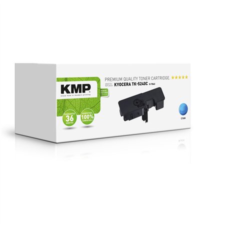 KMP K-T84C cartuccia ciano compatibil.con Kyocera TK-5240 C