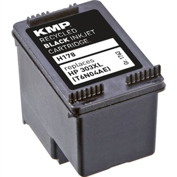 KMP H178 cartuccia nero compatibel.con HP T6N04AE 303 XL