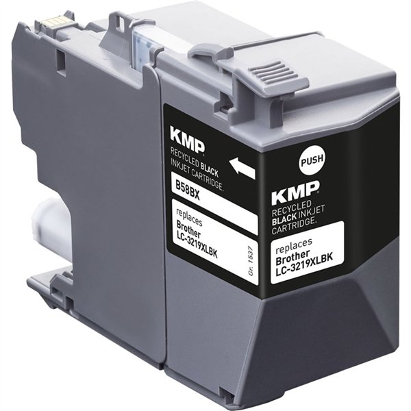 KMP B58BX cartuccia nero comp. con Brother LC-3219XLBK