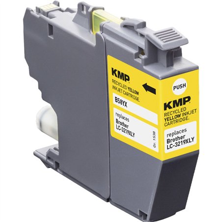 KMP B58YX cartuccia giallo comp. con Brother LC-3219XLY