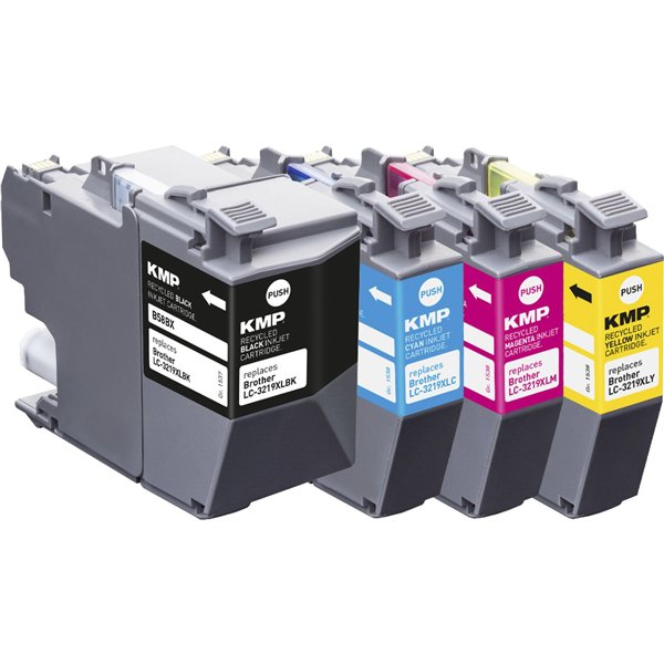 KMP B58VX Promo Pack BK/C/MY/Y comp. con Brother LC-3219VALDR