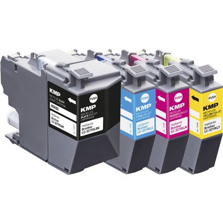 KMP B58VX Promo Pack BK/C/MY/Y comp. con Brother LC-3219VALDR