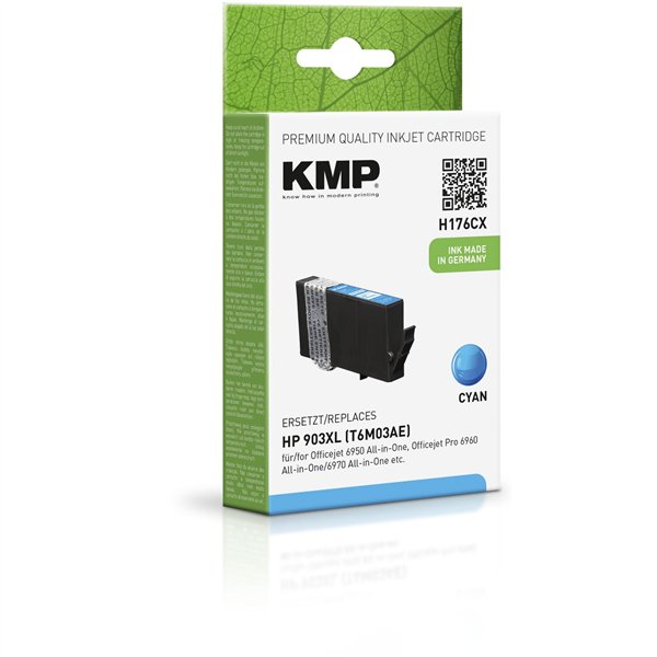 KMP H176CX cartuccia ciano compatibile con HP T6M03AE 903XL