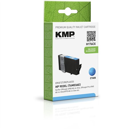 KMP H176CX cartuccia ciano compatibile con HP T6M03AE 903XL