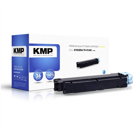 KMP K-T75 C cartuccia ciano compatib. con Kyocera TK-5140 C
