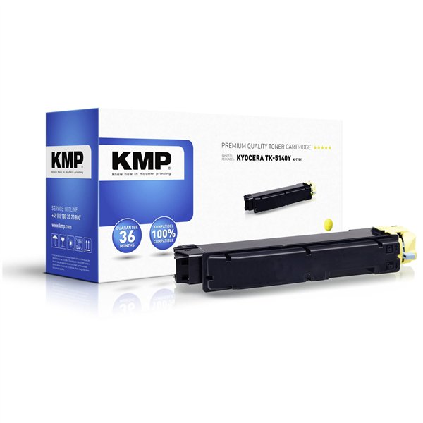 KMP K-T75 Y cartuccia giallo compatib. con Kyocera TK-5140 Y