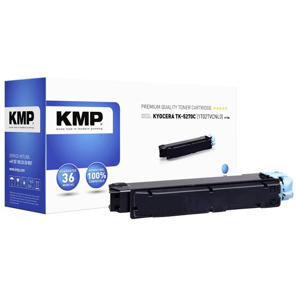 KMP K-T86 cartuccia ciano compatibile c. Kyocera TK-5270 C