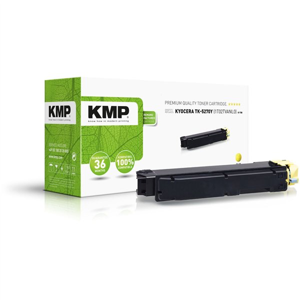KMP K-T88 cartuccia giallo compatibile c. Kyocera TK-5270 Y