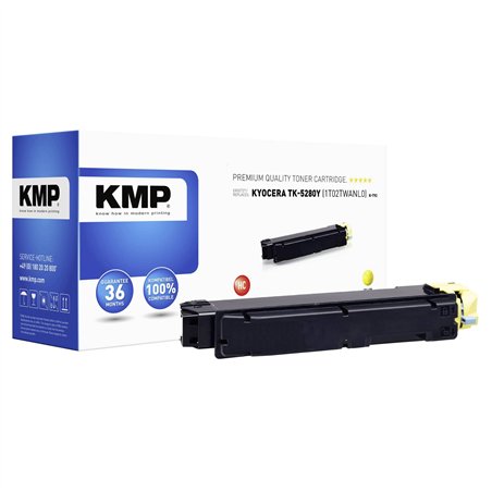 KMP K-T92 cartuccia giallo compatib. con Kyocera TK-5280 Y