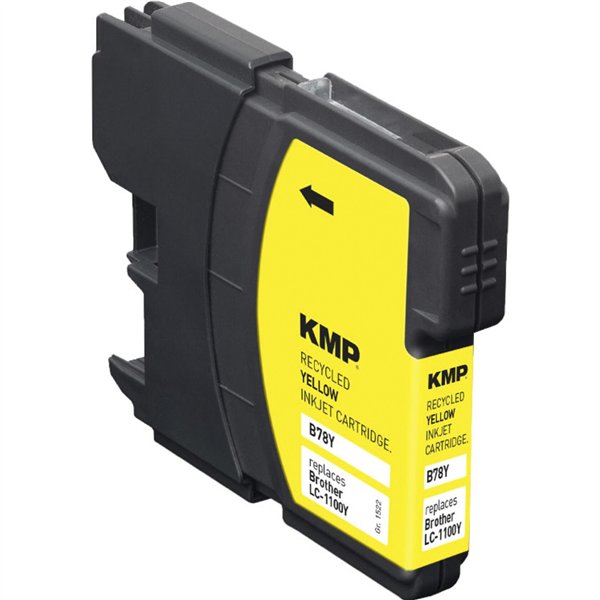 KMP B78Y cartuccia giallo compatibile c. Brother LC-1100 Y