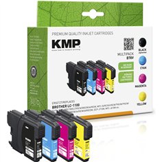 KMP B78V pack promo BK/C/M/Y compatibile con Brother LC-1100