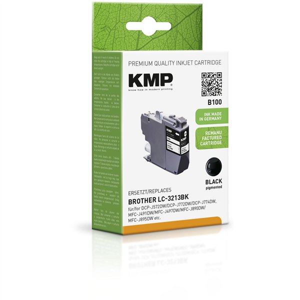 KMP B100 cartuccia nero compatibile c. Brother LC-3213BK