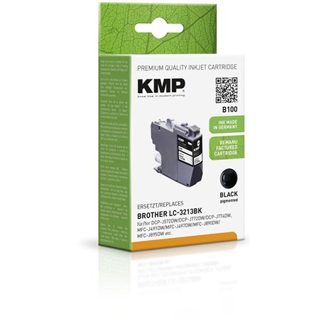 KMP B100 cartuccia nero compatibile c. Brother LC-3213BK