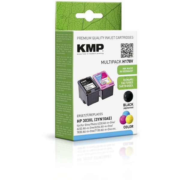KMP H178V Promo Pack BK/Color comp. con HP 3YN10AE