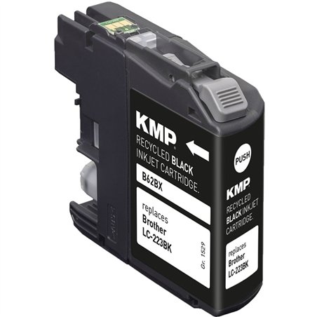 KMP B62BX cartuccia nero compatib. con Brother LC-223 BK
