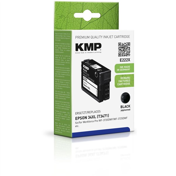 KMP E222X cartuccia nero compatibile con Epson T 3471