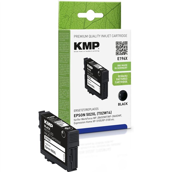 KMP E196X cartuccia nero compatibile con Epson T 02W1