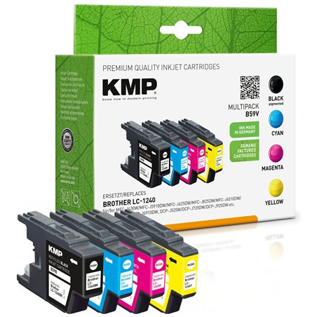 KMP B59V Multipack BK/C/M/Y compatibile con Brother LC-1240