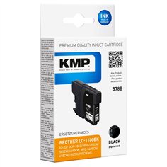 KMP B78B cartuccia nero kompatibel c. Brother LC-1100 BK
