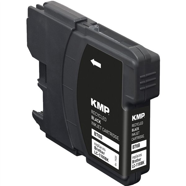 KMP B78B cartuccia nero kompatibel c. Brother LC-1100 BK