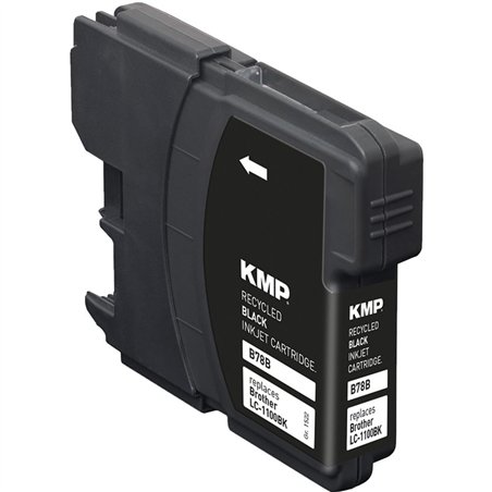 KMP B78B cartuccia nero kompatibel c. Brother LC-1100 BK