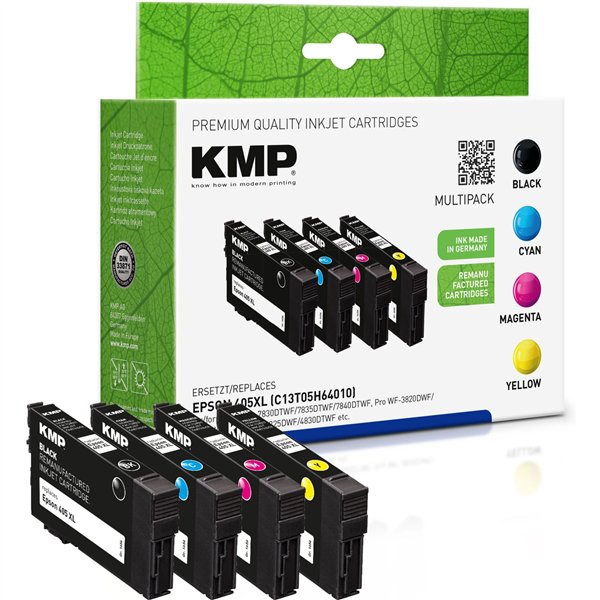 KMP cartuccia conf. da 4pz. comp. con Epson 405 XL