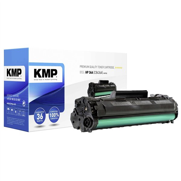 KMP H-T112 cartuccia nero compatibile con HP CB 436 A